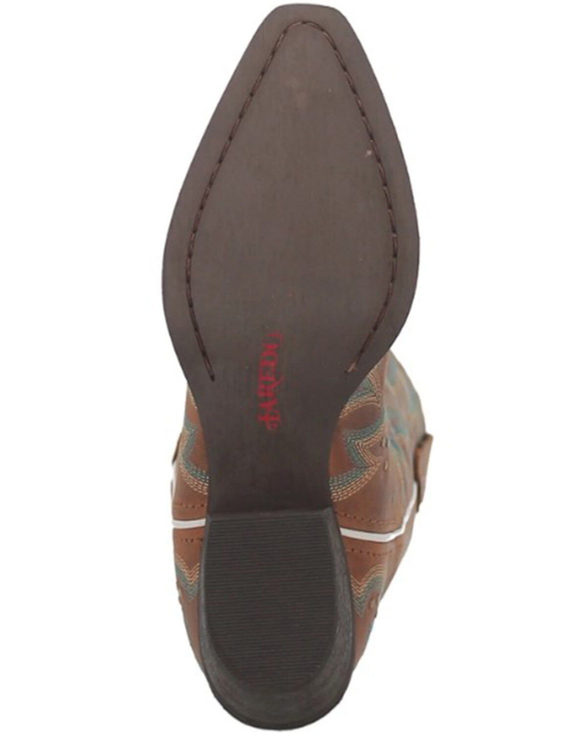 Image #7 - Laredo Women's Adrian Wide Calf Western Boots - Snip Toe, Tan, hi-res