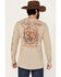 Image #1 - Cody James Men's Western Spirit Long Sleeve Graphic T-Shirt, Tan, hi-res
