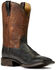 Ariat Men's Real Brown & Double Expresso Circuit Eagle Leather Western Boot - Broad Square Toe , Brown, hi-res