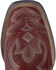 Image #6 - Lane Women's Saratoga Red Fancy Stitch Western Boots - Square Toe, , hi-res