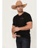 Image #2 - Boot Barn Men's Logo Short Sleeve Graphic T-Shirt, Black, hi-res