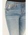 Image #2 - Shyanne Little Girls' Shayla Medium Wash Bootcut Stretch Denim Riding Jeans, Medium Wash, hi-res