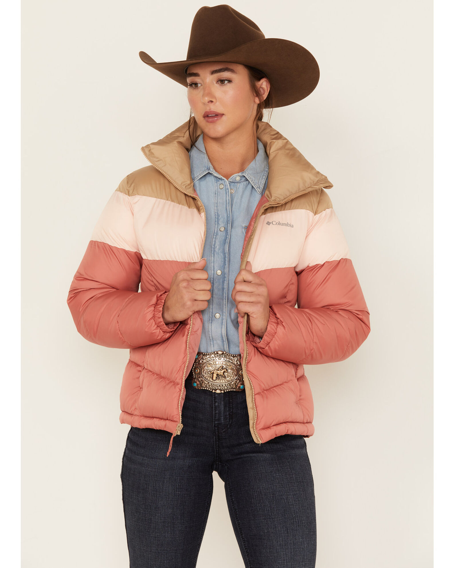 Color block outlet women's jacket