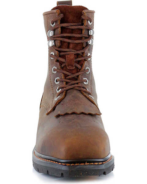 Image #4 - Cody James® Men's Composite Square Toe Waterproof Work Boots, Brown, hi-res