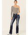 Image #1 - Sailey Women's Thick Stitch Bootcut Jeans, , hi-res