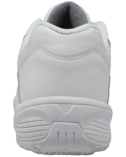 Ad Tec Men's Athletic White Adjustable Strap Uniform Work Shoes - Round Toe, White, hi-res