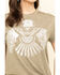 Image #4 - White Crow Women's Olive Flocked Thunderbird Rolled Cuff Tee, , hi-res