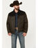 Image #1 - Cripple Creek Men's Two Tone Concealed Carry Ranch Jacket, Brown, hi-res