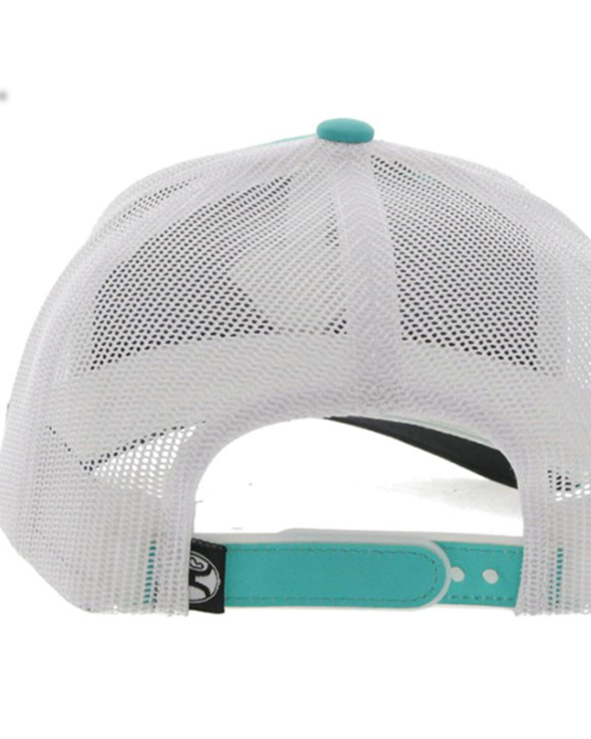Image #2 - Hooey Women's Rope Like A Girl Patch Trucker Cap, Turquoise, hi-res