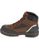 Wolverine Men's Overman Waterproof Carbonmax 6" Work Boots - Round Toe, Black/brown, hi-res