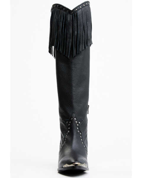 Maggie Women's Trini Western Boots - Medium Toe, Black, hi-res