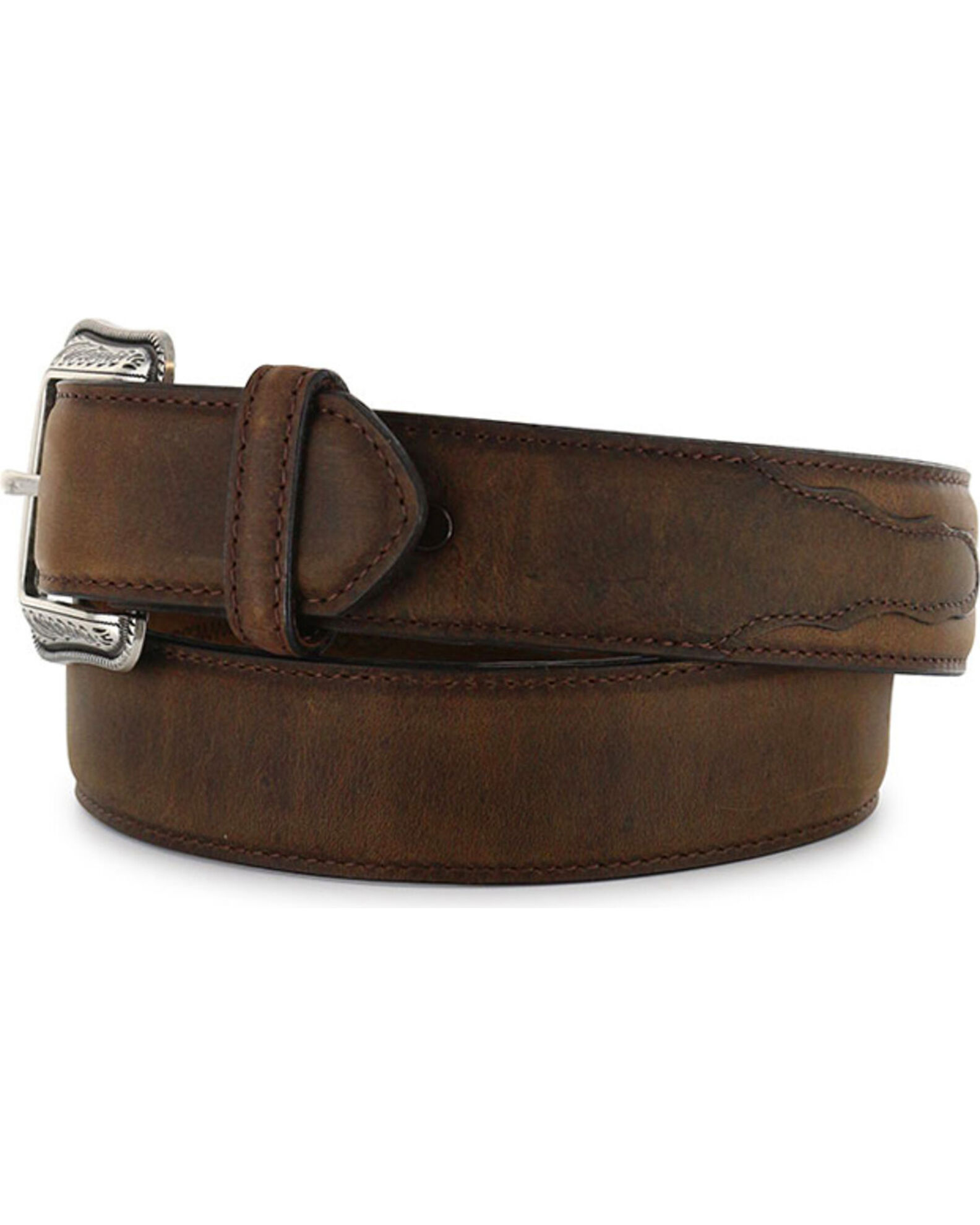 Image #3 - 3D Belt Co Men's Genuine Leather Belt, Brown, hi-res