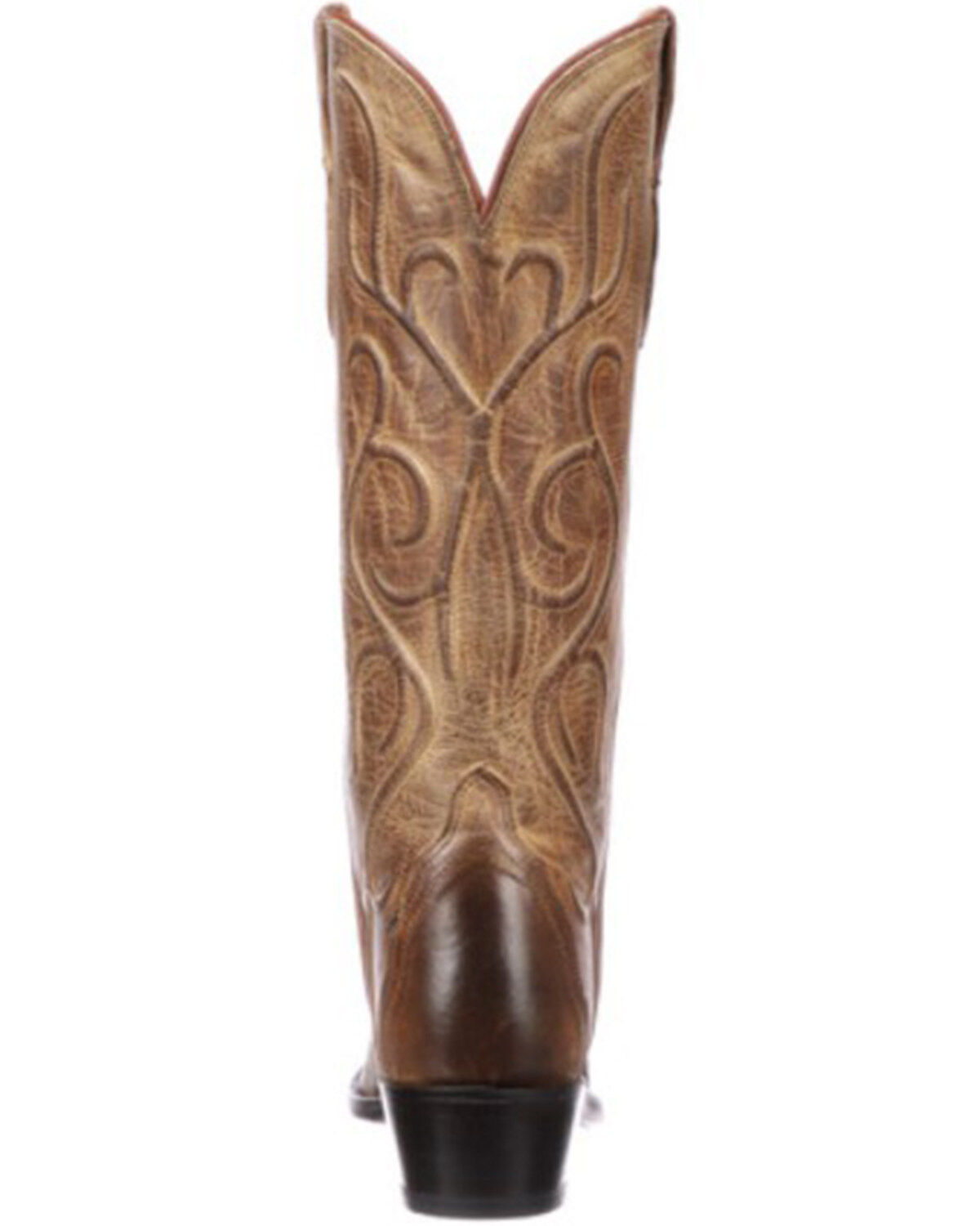 Image #5 - Lucchese Women's Patsy Western Boots - Snip Toe, Tan, hi-res