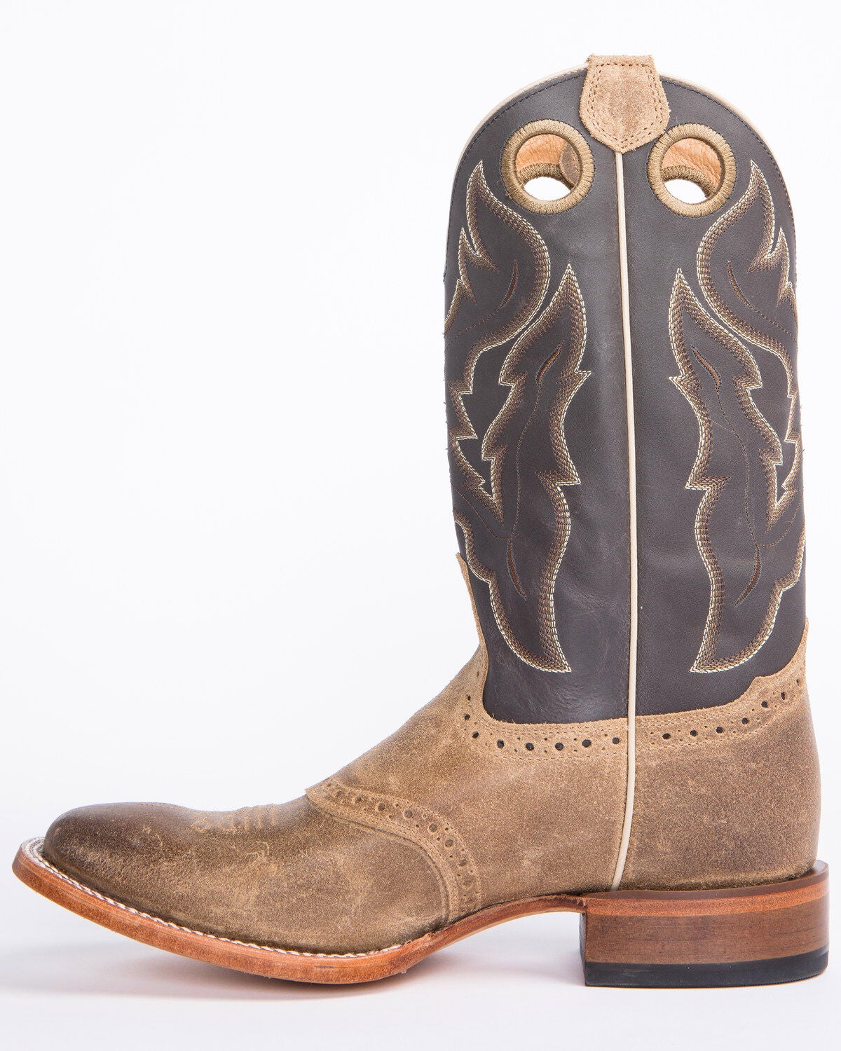 rough out square toe boots