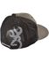 Image #2 - Browning Men's Buckmark Ball Cap, Charcoal Grey, hi-res