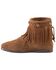 Minnetonka Women's Hi Top Back Zip Boots, Dusty Brn, hi-res