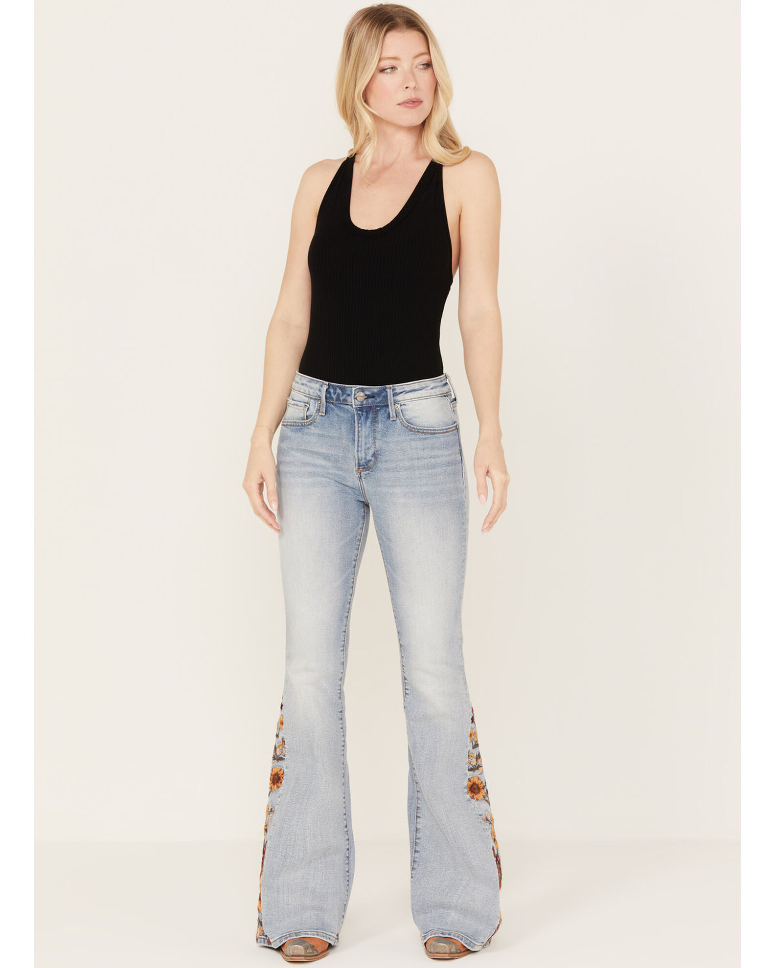Sunflower bell hotsell bottom jeans