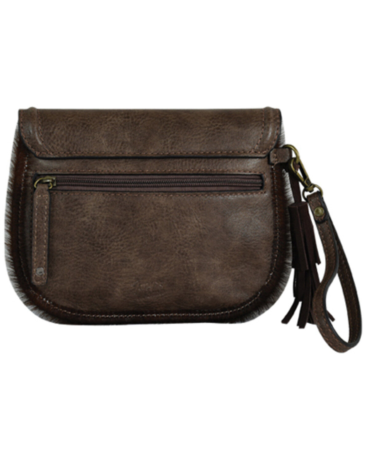 Image #2 - Tony Lama Women's Cowhide Wristlet, Black, hi-res