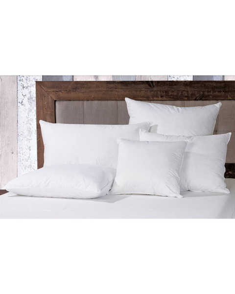HiEnd Accents White Down Pillow Sham Inserts , White, hi-res