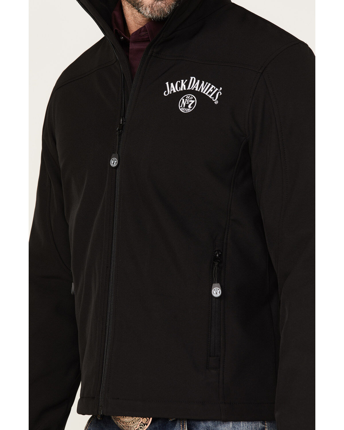 Image #3 -  Jack Daniel's Men's Zip-Up Soft Shell Logo Jacket , , hi-res