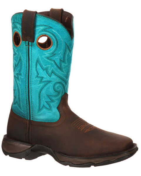 Image #1 - Durango Women's Rebel Western Work Boots - Steel Toe, , hi-res