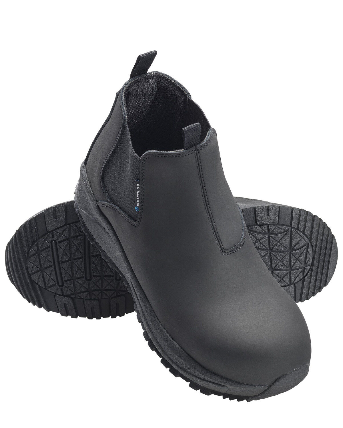 Image #6 - Nautilus Men's Guard Pull On Work Boots - Composite Toe, Black, hi-res
