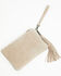 Image #4 - Shyanne Women's Avenly Floral Perforated Suede Wristlet Clutch, Tan, hi-res