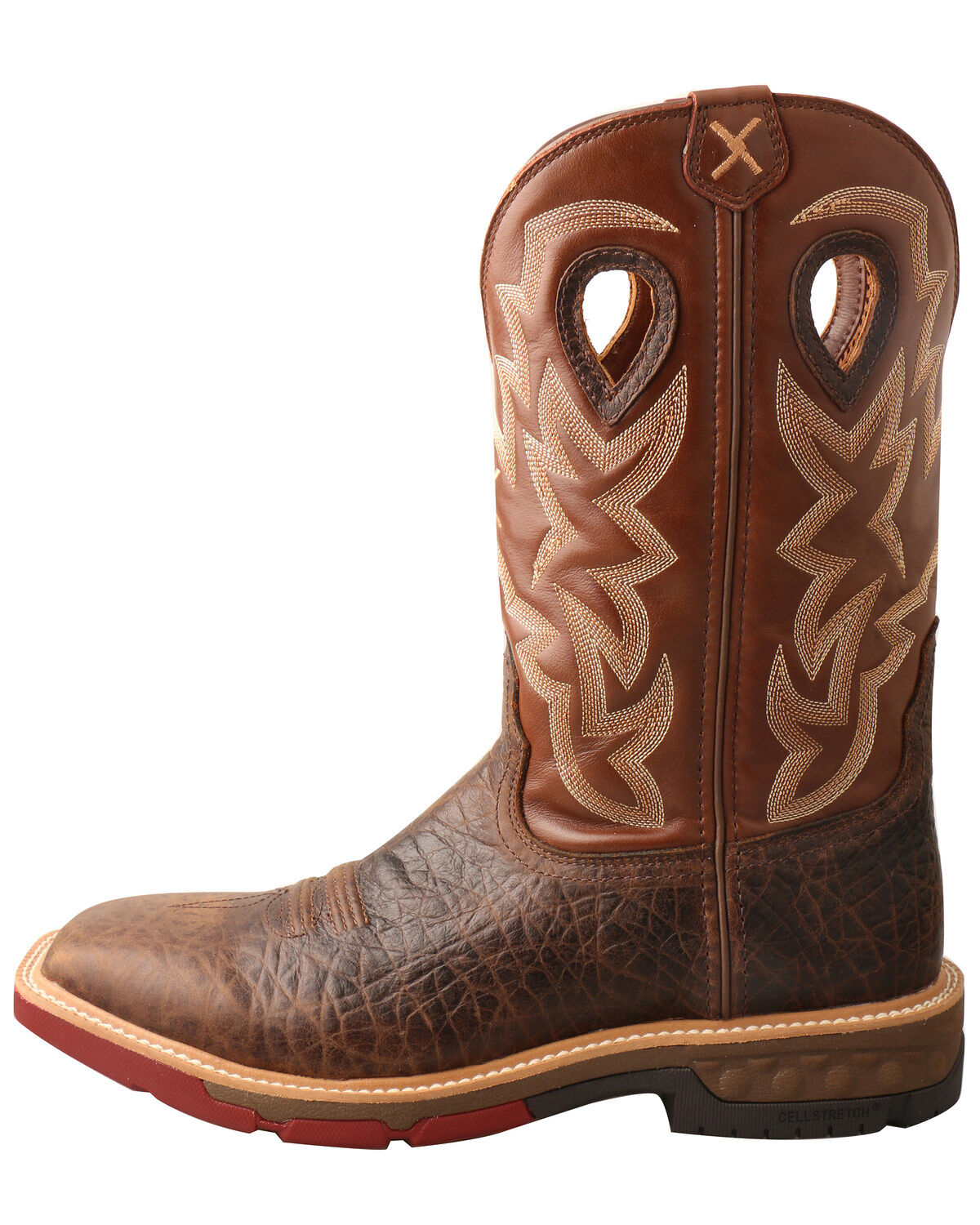 Product Name:  Twisted X Men's Brown Western Work Boots - Soft Toe