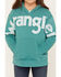Image #3 - Wrangler Retro Girls' Logo Hoodie, Turquoise, hi-res