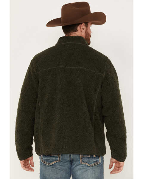 Image #4 - Wrangler Men's Multi-Pocket Sherpa Jacket, Green, hi-res