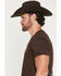 Image #3 - RANK 45® Men's Untamed Legacy Short Sleeve Graphic T-Shirt, Dark Brown, hi-res