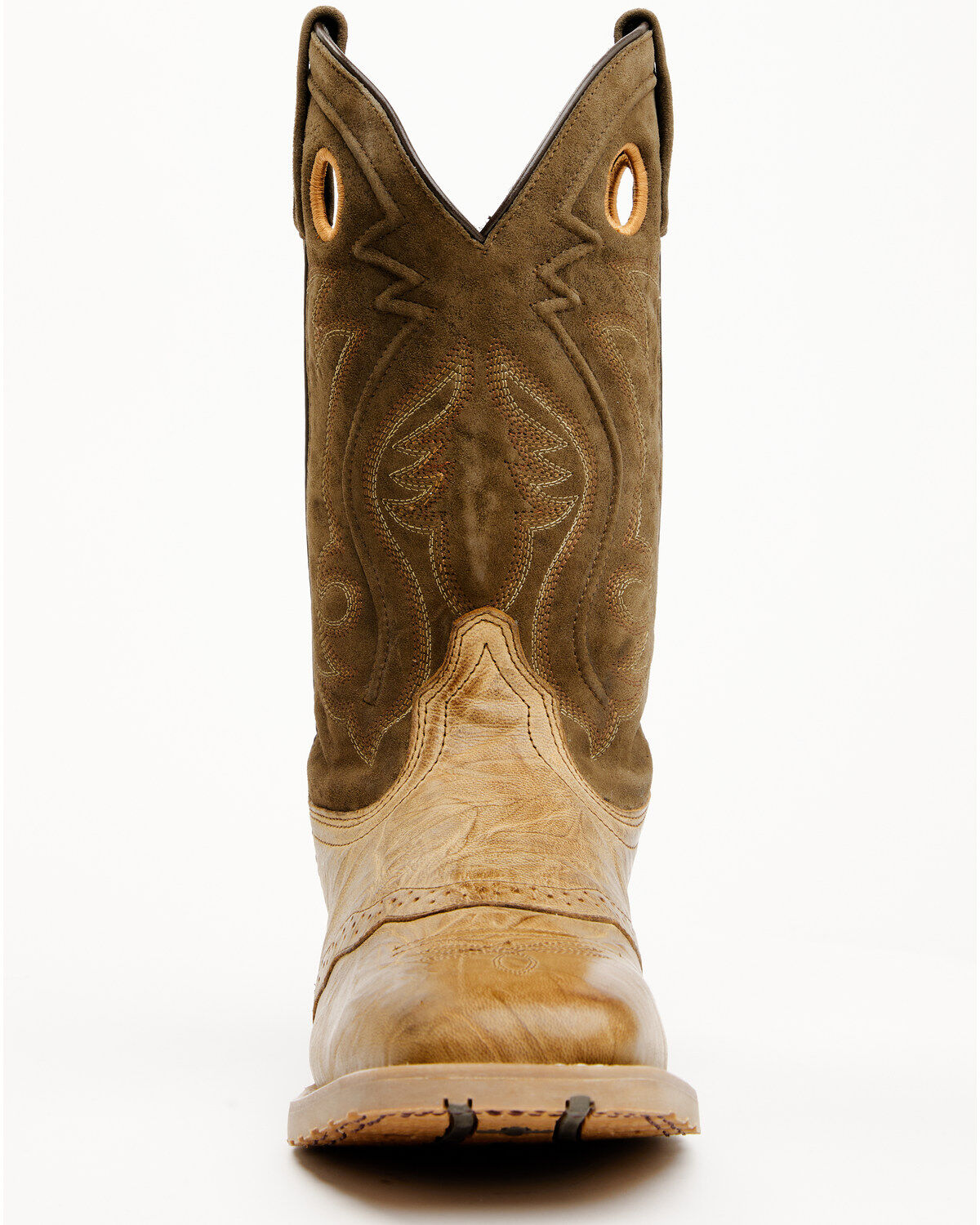 Image #4 - Laredo Men's 11" Jennings Western Boots - Broad Square Toe, Sand, hi-res