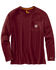 Image #1 - Carhartt Men's Solid Force Long Sleeve Work Shirt - Big & Tall, , hi-res
