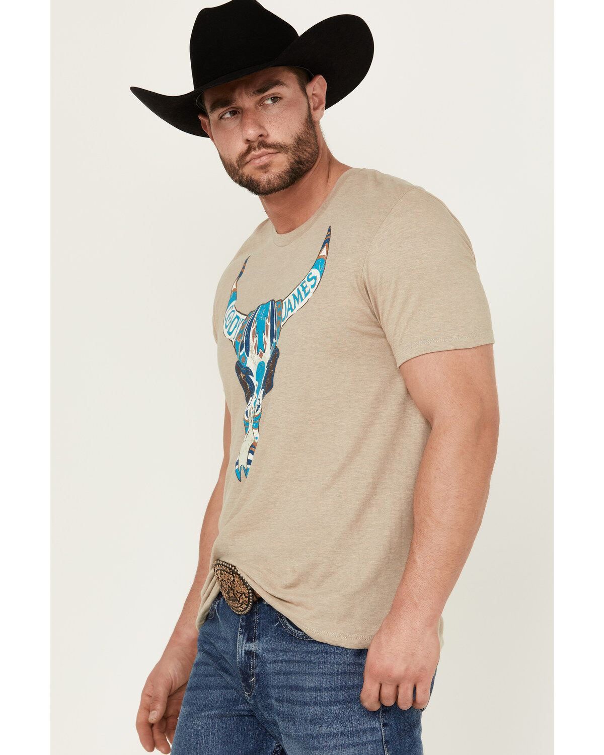 Product Name:  Cody James Men's Southwest Reins Logo Short Sleeve Graphic T-Shirt