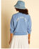 Billabong x Wrangler Women's On The Rise Surf City Graphic Sweatshirt, Blue, hi-res
