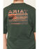 Image #4 - Ariat Boys' Flag Logo Short Sleeve Graphic T-Shirt, Green, hi-res