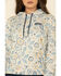 Image #3 - HOOey Women's Cream Paisley Hoodie Sweatshirt, , hi-res