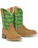 Image #1 - Tin Haul Boys' Geo 3D Western Boots - Square Toe, Brown, hi-res