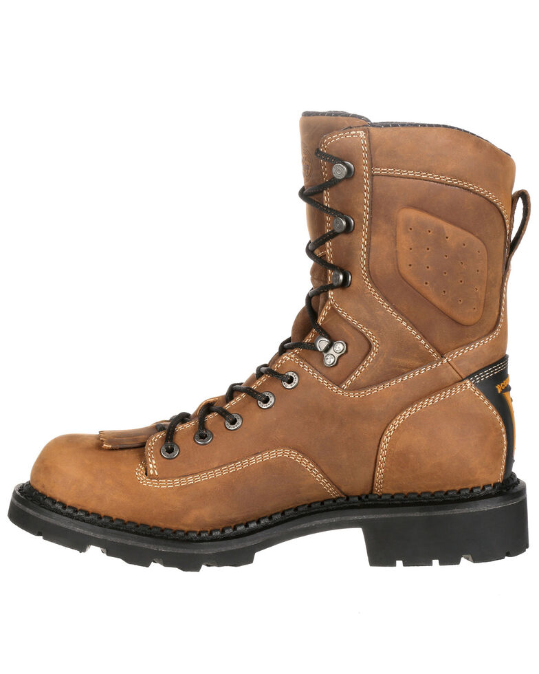 Boot Men's Comfort Core Waterproof Logger Boots Soft Toe