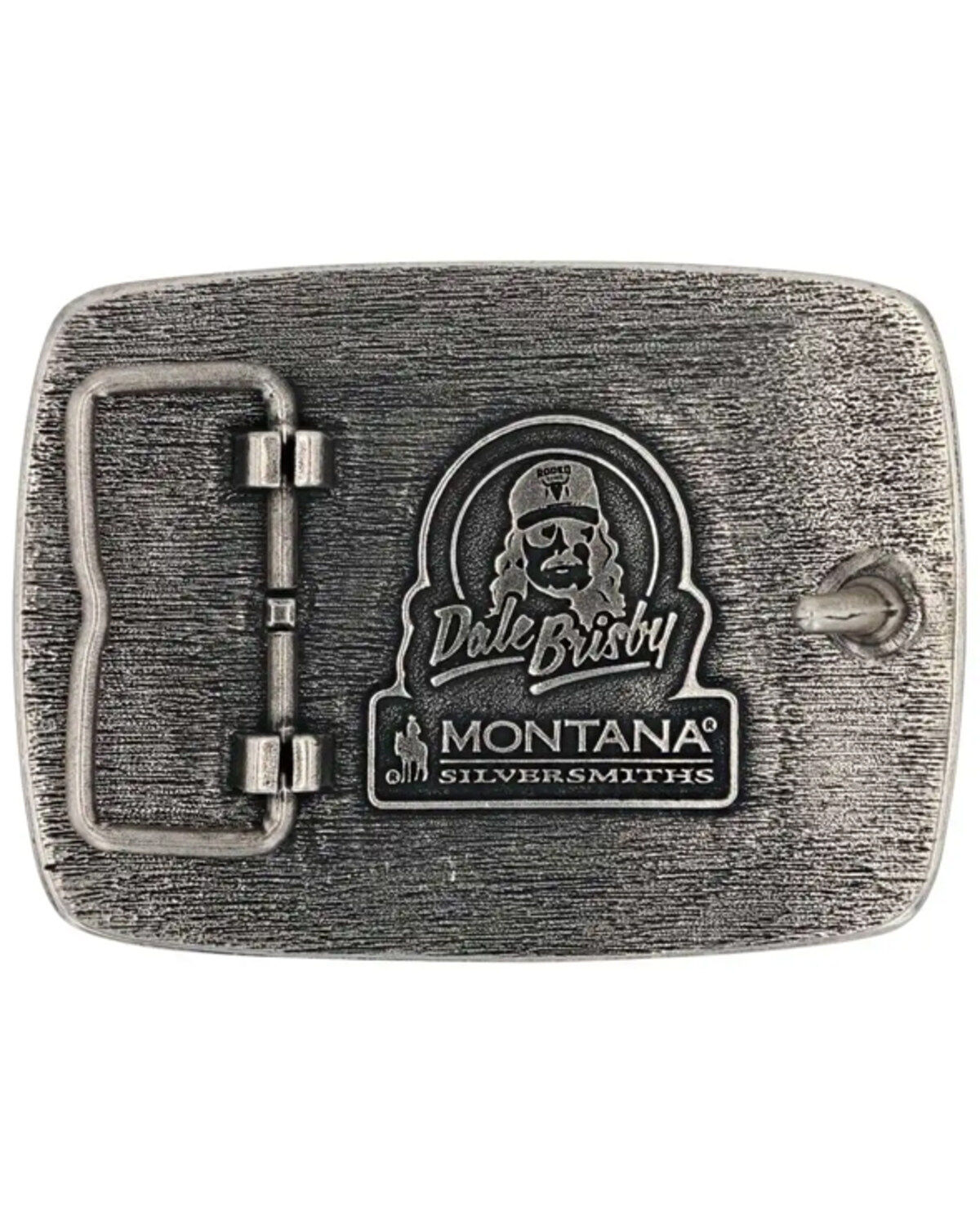 Image #2 - Dale Brisby Men's Bulls & Fools Attitude Belt Buckle, Silver, hi-res
