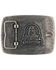 Image #2 - Dale Brisby Men's Bulls & Fools Attitude Belt Buckle, Silver, hi-res