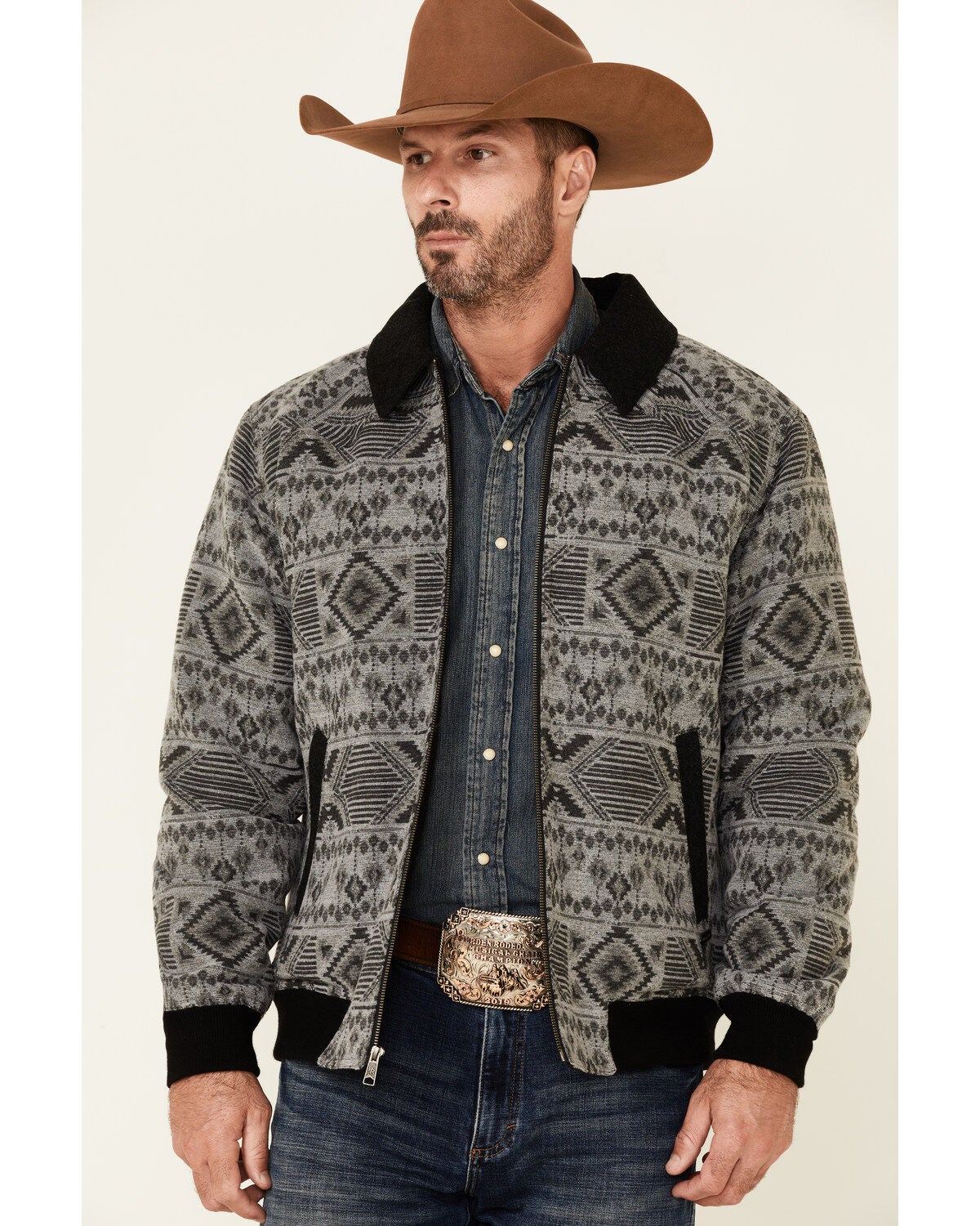 mens western wool jacket
