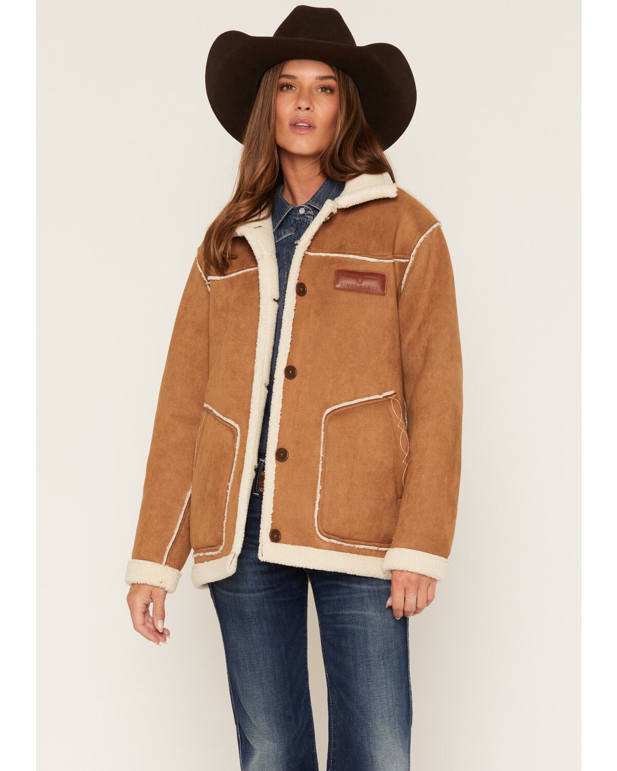 Image #1 - Kimes Ranch Women's Hanna Reversible Rancher Jacket, Brown, hi-res
