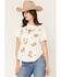 Image #1 - Idyllwind Women's Icons Short Sleeve Graphic Tee, Cream, hi-res