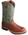 Twisted X Men's Pull-On Safety Work Boots, Cognac, hi-res