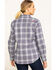 Ariat Women's FR Abigail Plaid Print Long Sleeve Work Shirt , Purple, hi-res