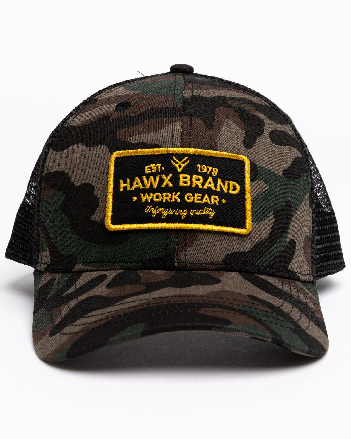Image #4 - Hawx Men's Camo Gear Patch Mesh-Back Ball Cap , Camouflage, hi-res