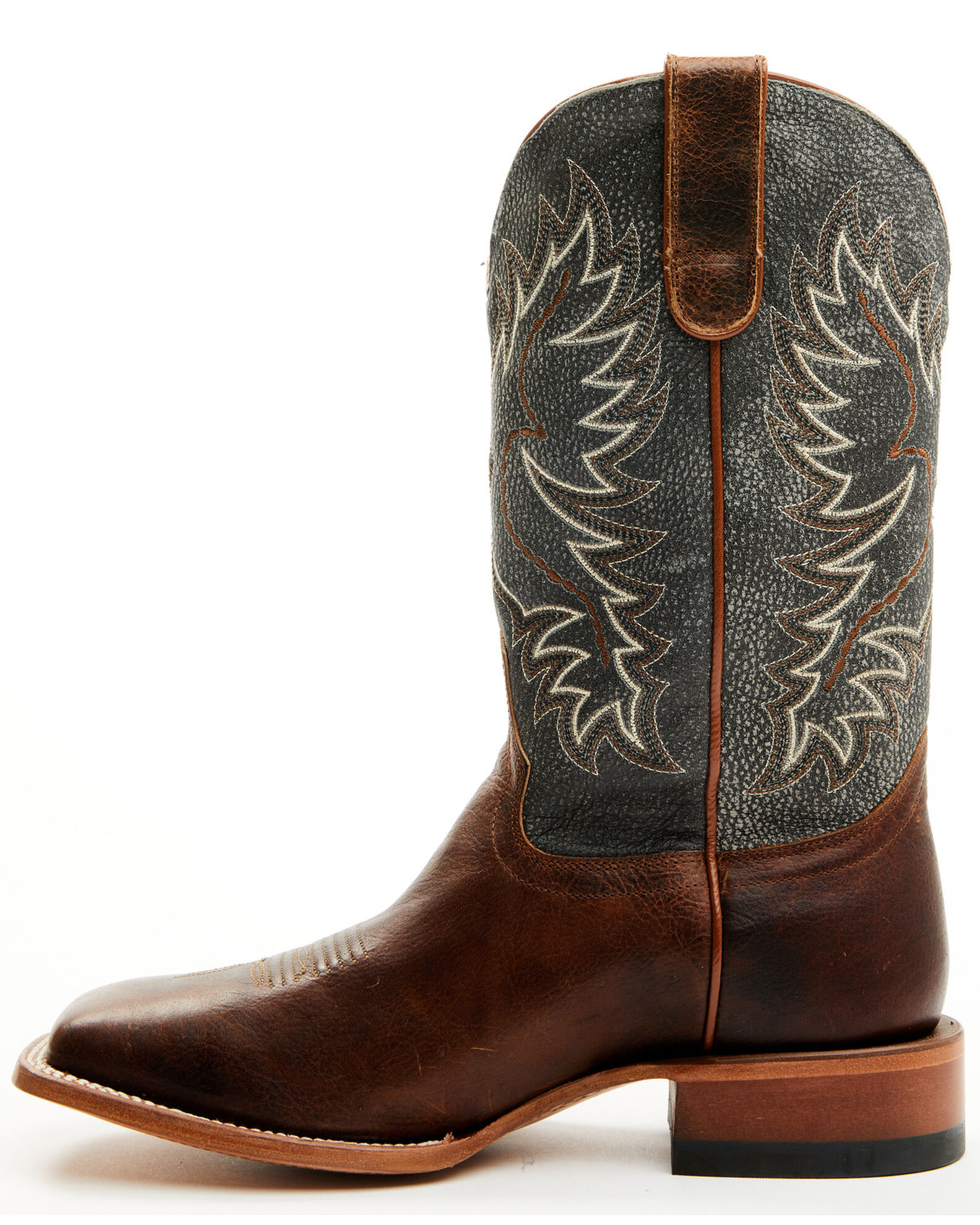 Image #6 - Cody James® Men's Montana Square Toe Western Boots, Brown, hi-res