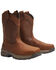 Image #1 - Timberland PRO Men's TiTAN&reg; EV Pull-On Waterproof Work Boot - Composite Toe, Medium Brown, hi-res