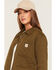 Image #2 - Carhartt Women's Paxton Quilted Shirt Jacket, Forest Green, hi-res